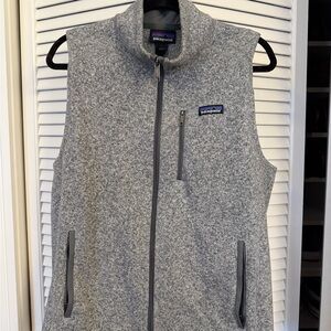 Patagonia Gray Better Sweater Fleece Vest